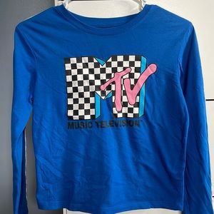 Crop Checkerboard MTV Long Sleeve
